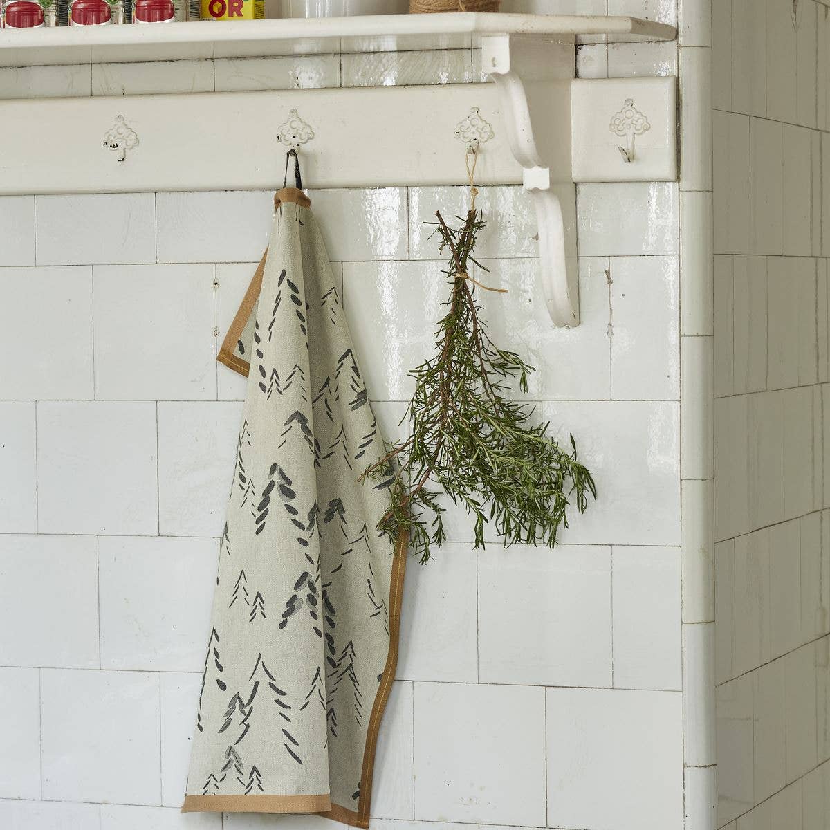 Winter Forest Tea Towel