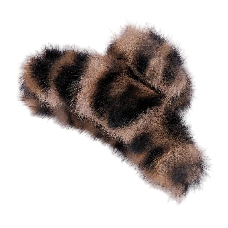 Clip de piel de leopardo