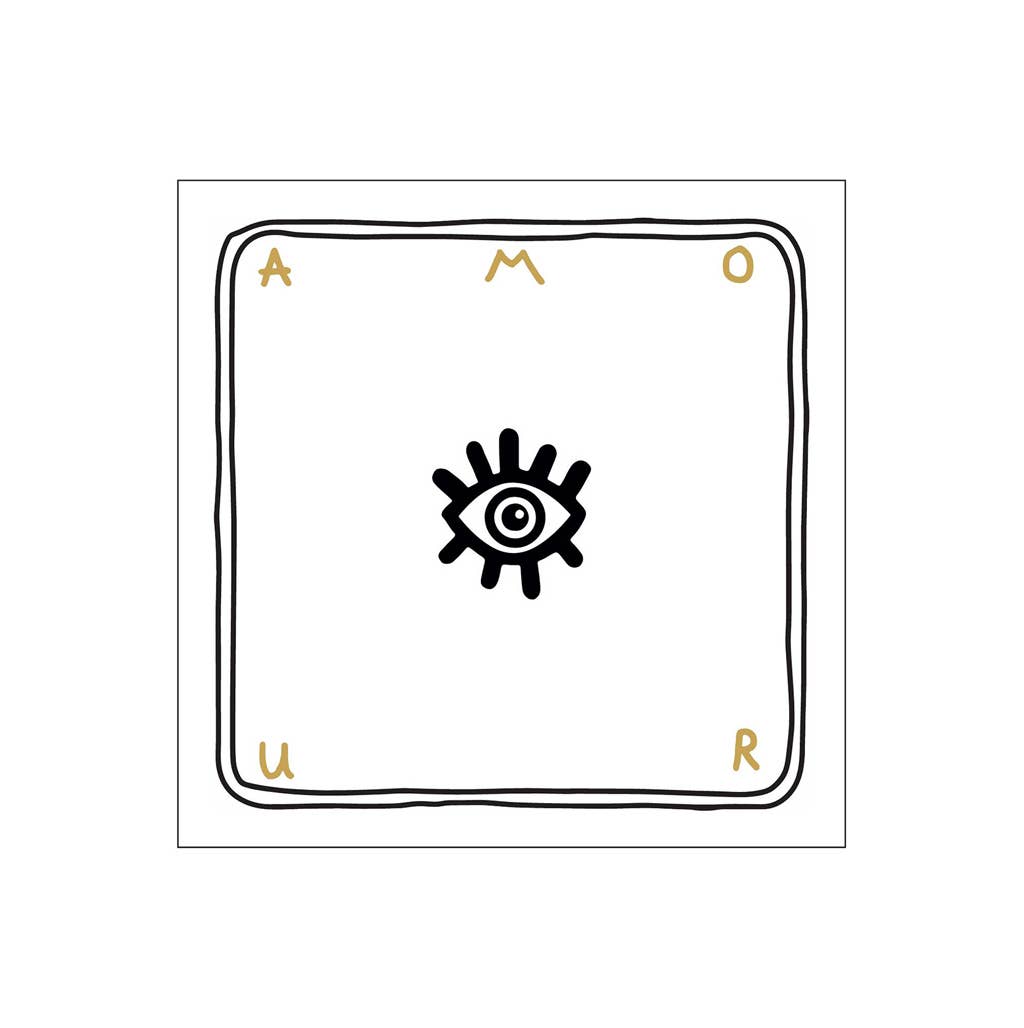 Golden Gaze Paper Napkins