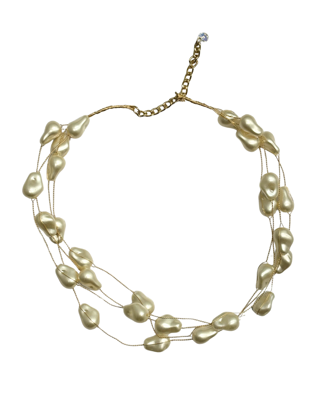 Floating Pearls Necklace