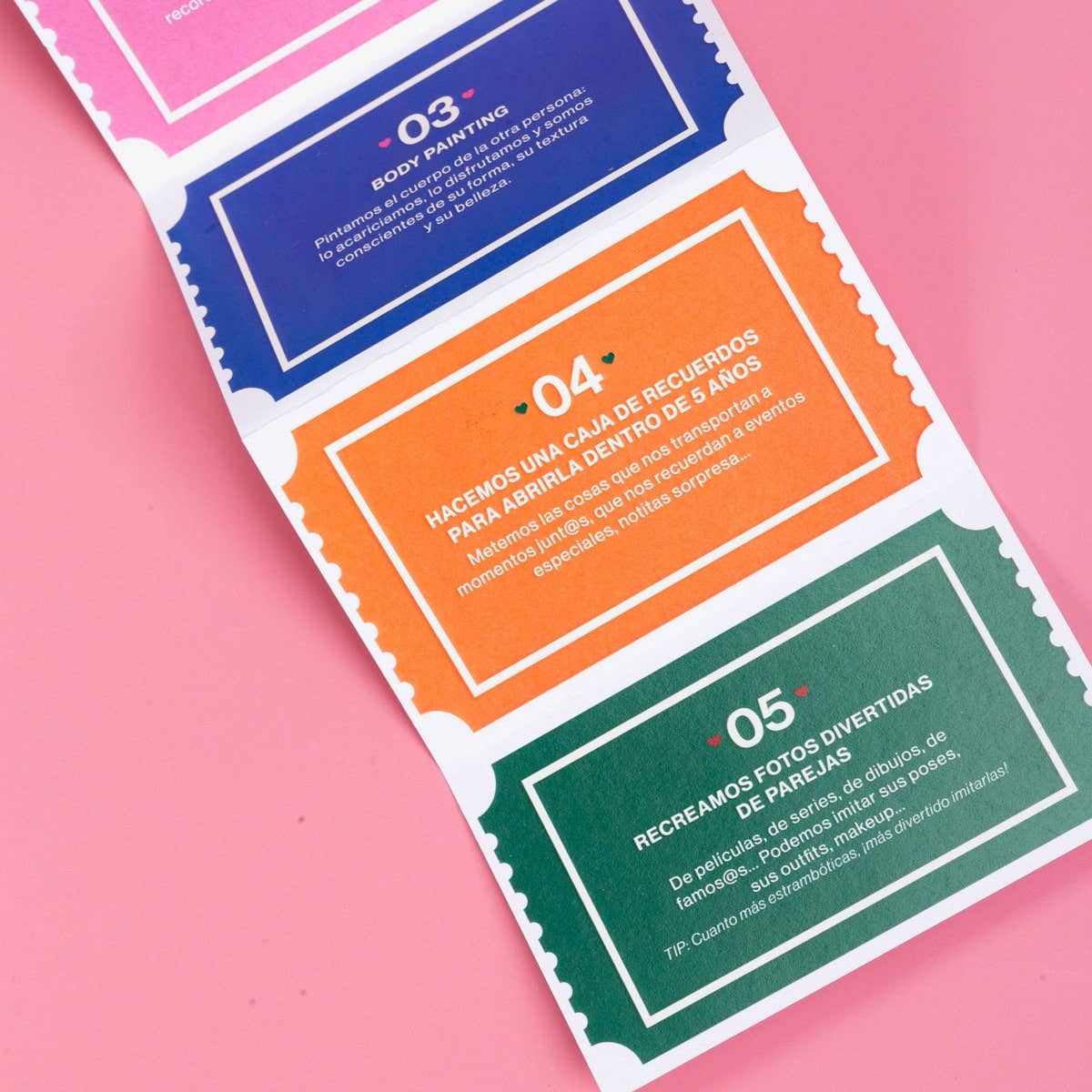 Cartas de Actividades para Parejas