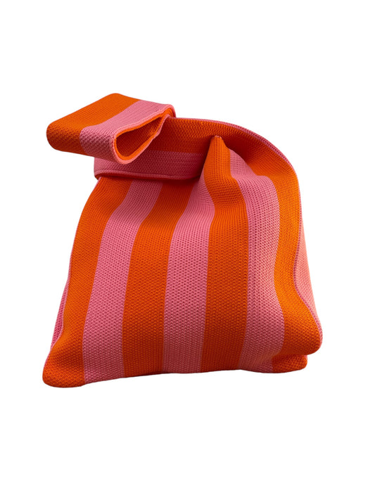 Happy Stripes Knit Bag