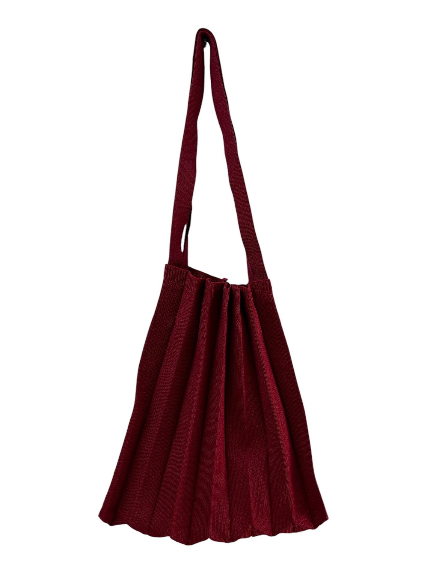 Bolso Abanica en color vino