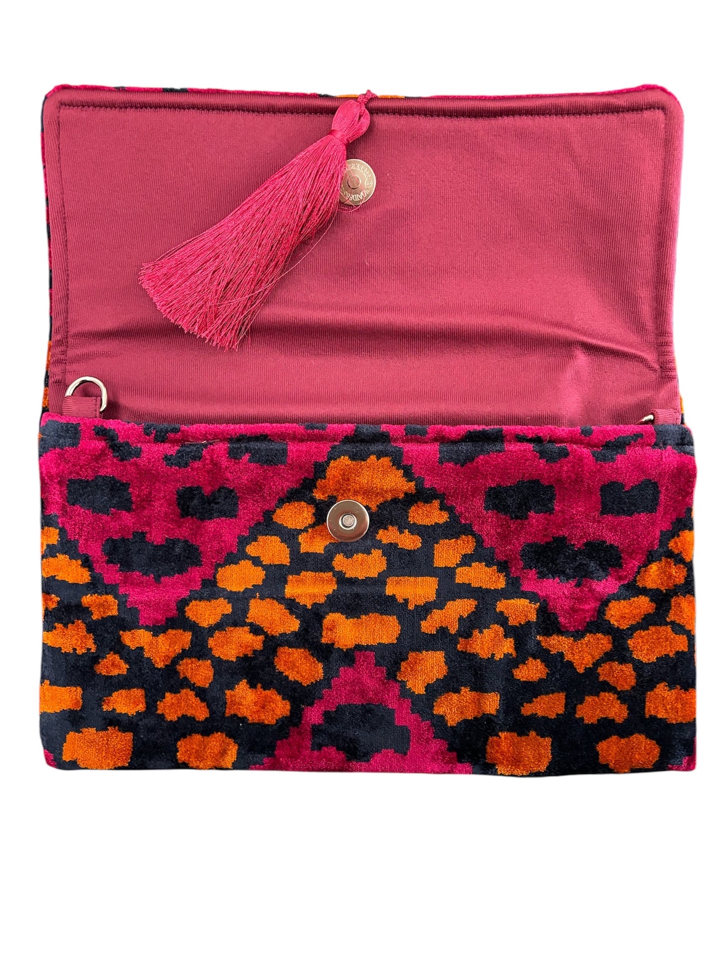 Silk Velvet Ikat Clutch-LIMITED EDITION