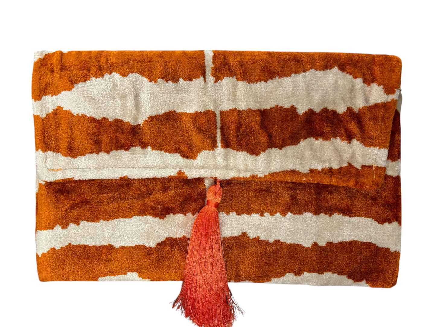 Silk Velvet Ikat Clutch-LIMITED EDITION