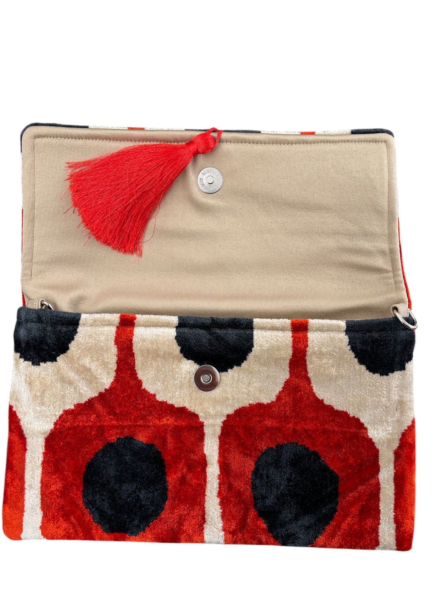 Silk Velvet Ikat Clutch-LIMITED EDITION