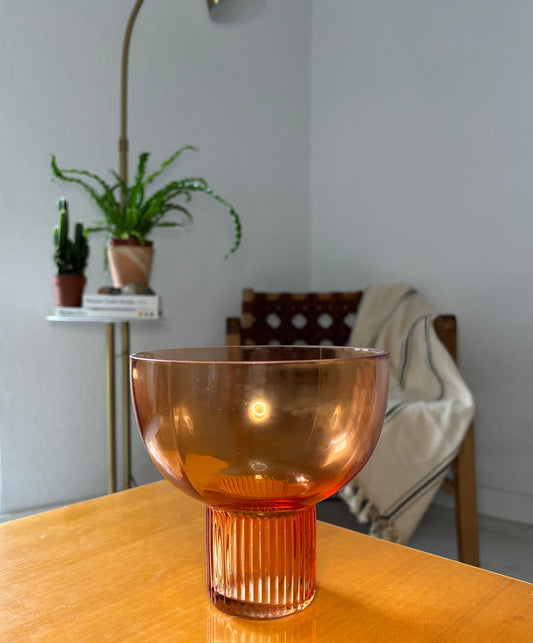 Retro Glass Vase-Rose