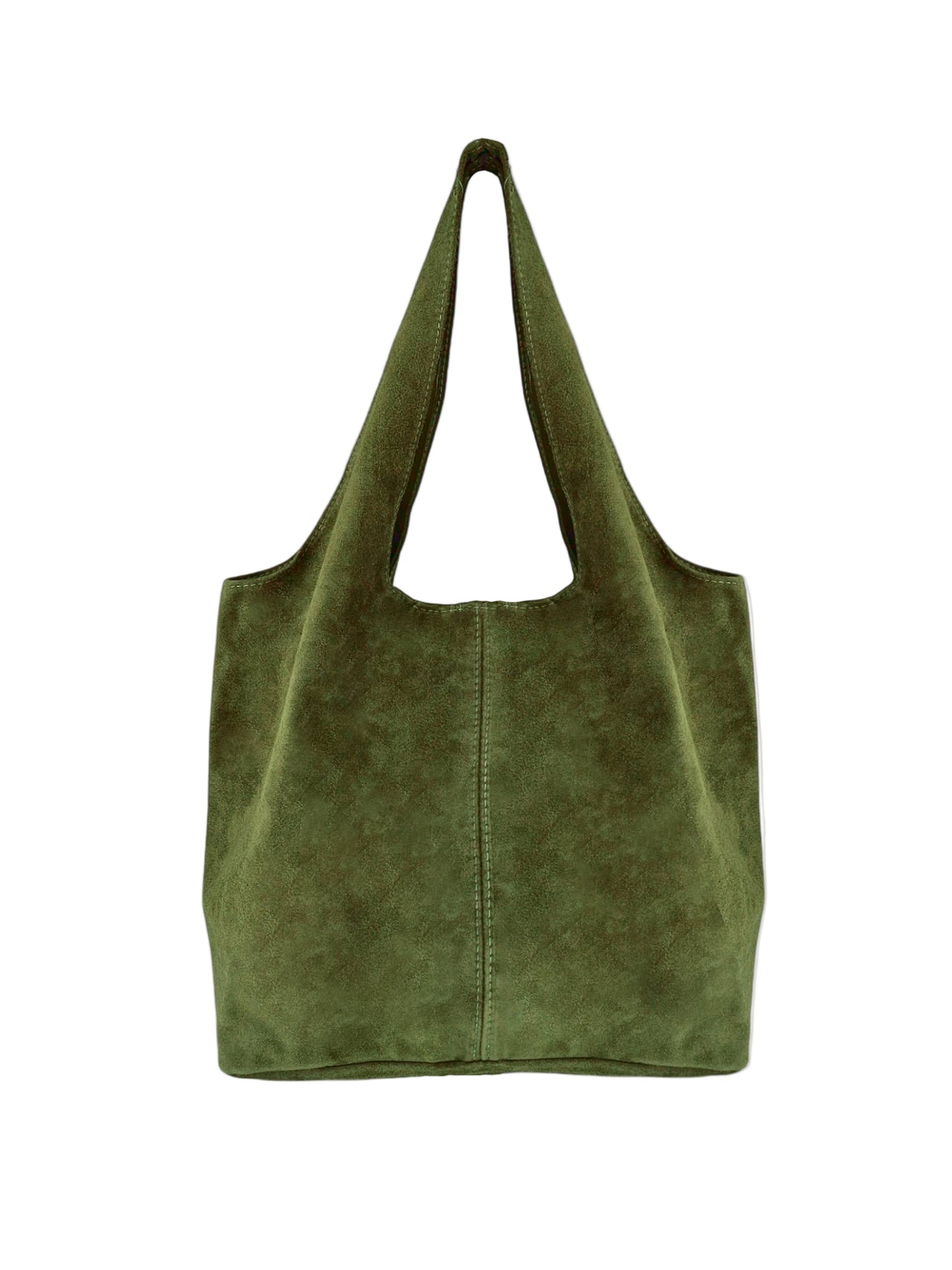 Bolso de hombro de piel de ante Giannina 221024