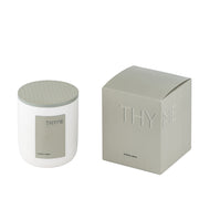 thyme scented candle by Vila Hermanos