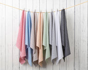 'Squares' Tea Towel crafted from 100% cotton with a classic jacquard design, available in limited quantities as part of the Archive Sale.
